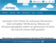 Tablet Screenshot of de.myclimate.org